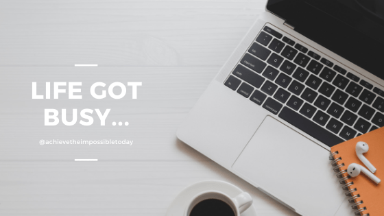 Life got very busy and I’ve been&nbsp;quiet…